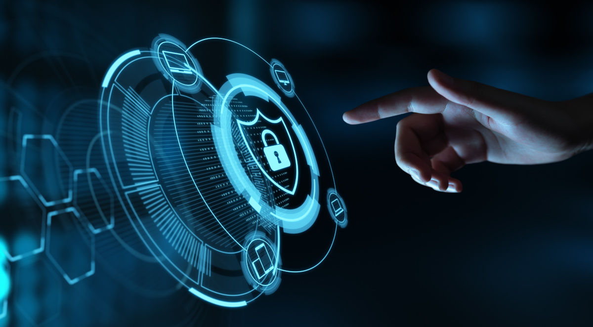Data protection cyber security lock